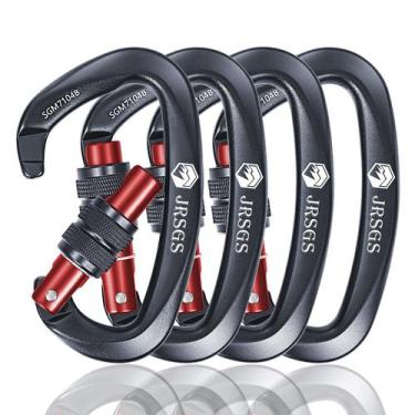 Imagem de Mosquetão de escalada JRSGS 25KN Locking Rockclimbing ULaa