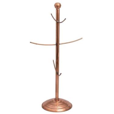 Imagem de Suporte Jogo Desmontável Copos Canecas Xícaras Em Cobre Puro. - METAL 