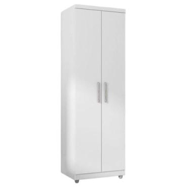 Imagem de Armário Multiuso Sapateira Organizadora 2 Portas Sabrina Branco- Mabe 