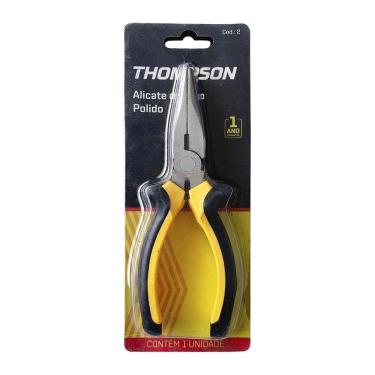Imagem de Alicate de Bico Meia Cana Thompson Premium 6" Polido