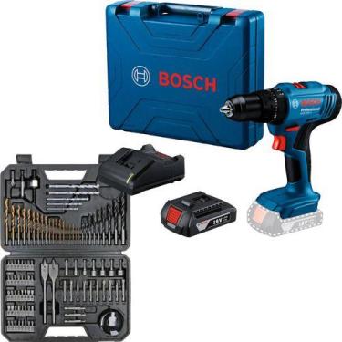 Imagem de Furadeira Parafusadeira Impacto Gsb 183 Li Com Kit 103 Peças - Bosch
