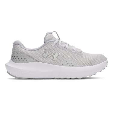 Imagem de Under Armour Tênis de corrida feminino Charged Surge 4, (014) Cinza Halo/Prata Metálica/Prata Metálica, 41