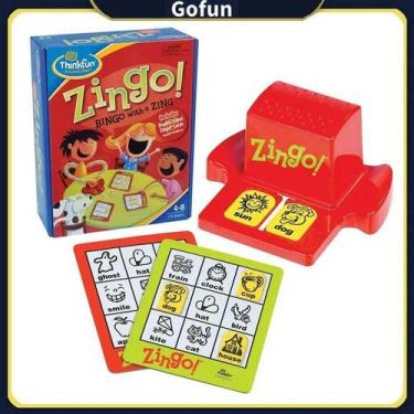 Imagem de Jogo de tabuleiro ThinkFun Zingo Bingo para famílias maiores de 4 anos