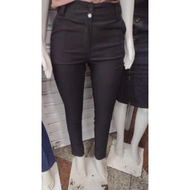 Imagem de Calça de linho preto - Muniz modas , Preto, 36 ao 48