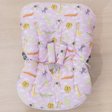 Imagem de Capa de Bebê Conforto Safari - Miguel Baby, Rosa
