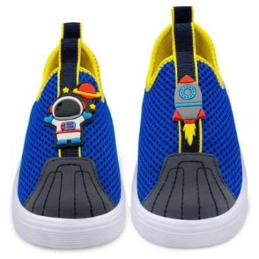 Imagem de Tênis Menino Esportivo Infantil Astronauta Calce Fácil Mz Shoes Tamanho:26/27;Cor:;Gênero:Menino-Masculino