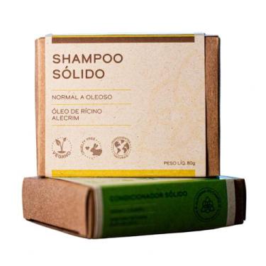 Imagem de Shampoo Natural Vegano em barra - Cabelo normal a oleoso - Alkhemia do