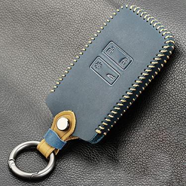 Imagem de WSWJDW Porta-chaves em couro para carro Capa Porta-chaves Porta-chaves com anel, adequado para Renault Kadjar Captur Clio Megane 2 3 4 RS Koleos Logan Scenic Card, 5