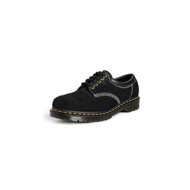 Imagem de Dr. Martens Bota feminina preta longa de camurça baixa, Preto, 36 BR