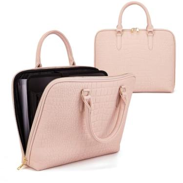 Imagem de Bolsa organizadora de arquivos sanfonada, pasta com zíper e etiquetas, pasta de arquivo expansível de 12 bolsos com vários bolsos para arquivos de letras A4, bolsa de escritório e professor de