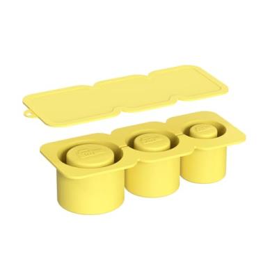 Imagem de Bandeja de cubo de gelo para copo de gelo, moldes de silicone para cubos de gelo com tampa e caixa para coquetéis gelados, uísque, bebidas, café, máquina de gelo fácil de encher e liberar, E