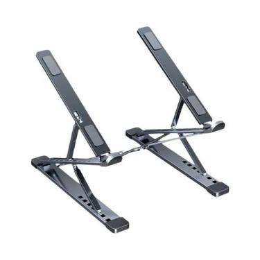 Imagem de Suporte Ajustável De Alumínio Para Laptop Para Macbook, Portátil, Com 