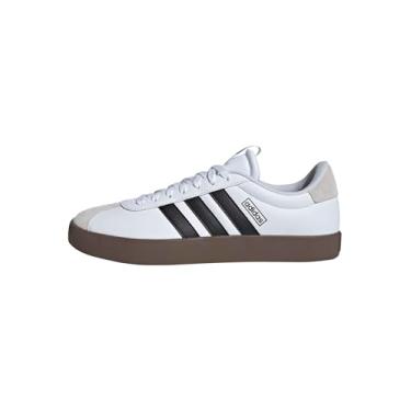 Imagem de adidas Tênis masculino Vl Court 3.0, Ftwr White Core Preto Cinza One, 10 M US