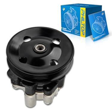 Imagem de PHILTOP Bomba de direção hidráulica 215362 com polia, adequada para Sienna 2004-2006, substitui OE 215362, 2153628, 4431008010, 6102PX