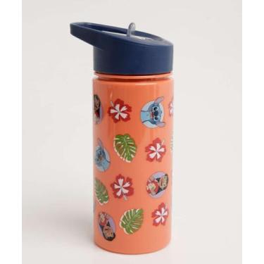 Imagem de Garrafa Squeeze Stitch Disney 500ml-33078, UN, Laranja