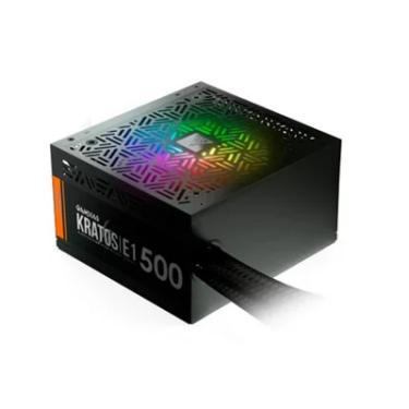 Imagem de Fonte GAMDIAS Kratos E1, 500W, 110/220V Chaveada, LED RGB, Sem Cabo - GD-Z500ZZZ