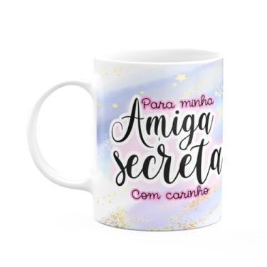 Imagem de JPS INFO, Caneca - Para minha amiga secreta com carinho - 325ml