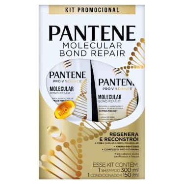 Imagem de Kit Pantene Pro-V Science Molecular Bond Repair Shampoo 300ml e Condicionador