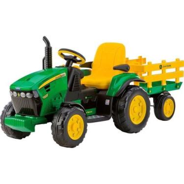 Imagem de Trator Eletrico Infantil Peg-pérego John Deere Ground Force 12v Verde 