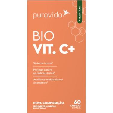 Imagem de Vitamina C Bio Vit C+ 60 Caps - PuraVida-Unissex