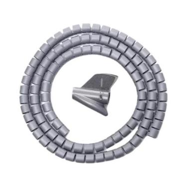 Imagem de Organizador De Cabos Flexível Para Mesa, Escritório, Casa, TV E Comput