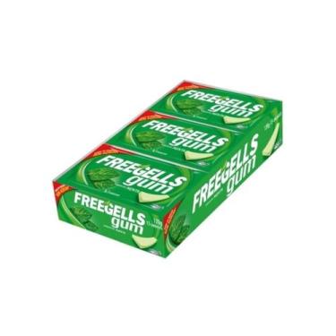 Imagem de Chiclete Freegells Gum Menta Sem Açúcar C/ 15u 120g