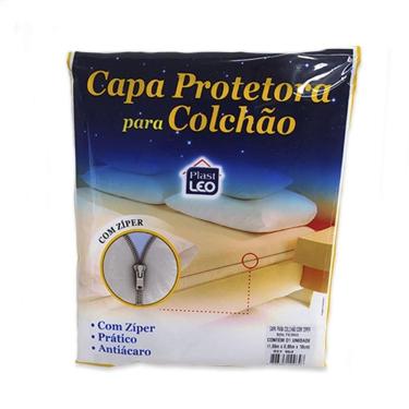 Imagem de Capa Protetora Para Colchão - Com Zíper - 01 Unid - Plast Leo