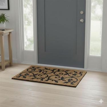 Imagem de Capacho Antiderrapante Fibra de Coco 0,40X0,60M Panama 2 - Niazitex