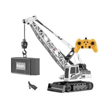 Imagem de Caminhão Guindaste RC Elétrico De Liga Metálica Para Meninos, Brinqued