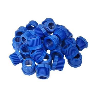 Imagem de Kit 3 Bucha Redução 3/4" X 1/2" Irrigação Conexão Rosqueável - Agrojet