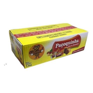 Imagem de Paçoca Rolha Embalada C/100un Caixa - Clamel