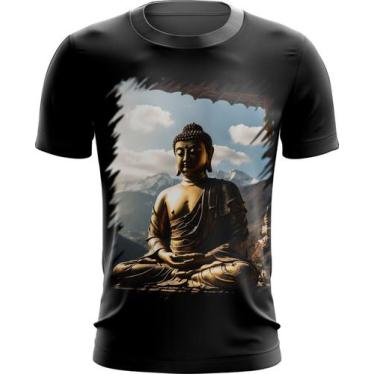 Imagem de Camiseta Dryfit Estátua de Buda Iluminado Religião 11 - Kasubeck Store