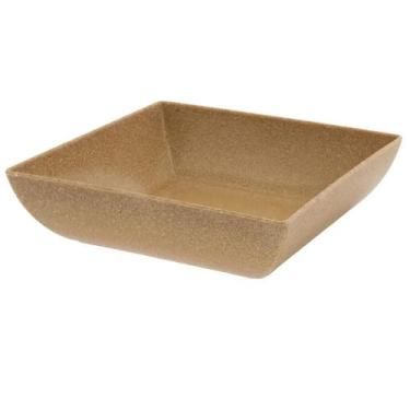 Imagem de Saladeira Quadrada 750ml em Material Sustentável - Evo - CEREJEIRA
