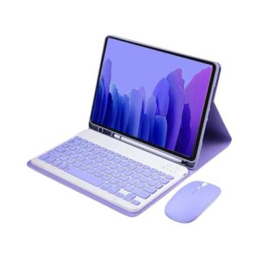 Imagem de Capa Com Teclado Para Samsung Galaxy Tab A7 De 10,4 Polegadas Com Supo