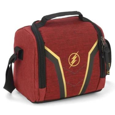 Imagem de Lancheira Escolar Termica Infantil The Flash Vinho Original - Luxcel, 