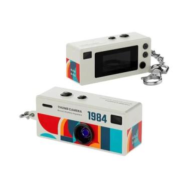 Imagem de Câmera Digital Retrô Com Chaveiro, Mini Filmadora 1080P Com Suporte Pa