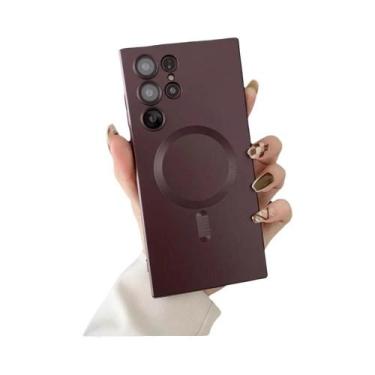 Imagem de Capa Magnética Fosca Para Samsung S25 S24 S23 S22 Ultra S21 S20 plus N