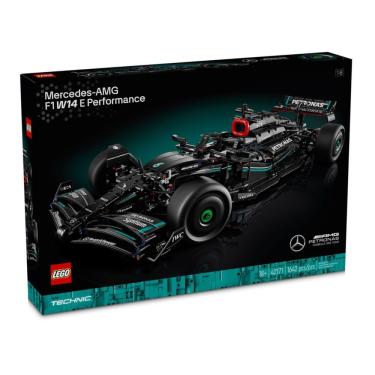 Imagem de Brinquedo Lego Technic Mercedes-amg F1 W14 e Desempenho Modelo em Escala 1:8 1642 Peças Branco Plástico 9CM