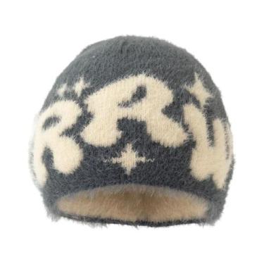 Imagem de Gorros Unissex Y2K Mea Culpa De Lã Da Moda, Toucas Kpop, Acessórios De