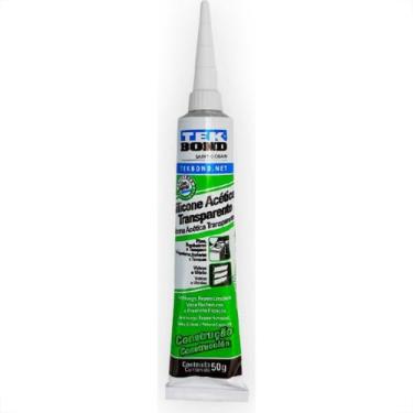Imagem de Tekbond Silicone Tek Bond Acet.Incolor 50Gr - Kit C/24 Pc