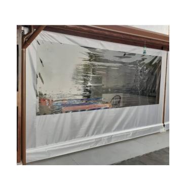 Imagem de Lona Confeccionada para Toldo Cortina *SOMENTE A LONA* com Visor Alta Resistência - Várias Medidas (4m x 2,50m)