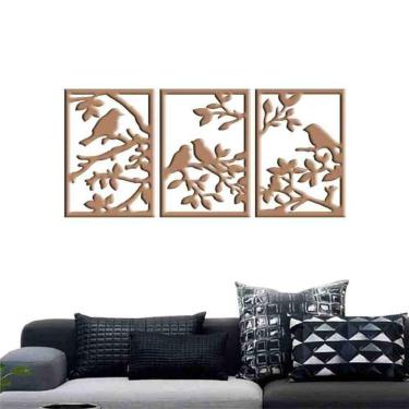 Imagem de Quadro Decorativo Pássaro Vazado - Mdf 3Mm 002