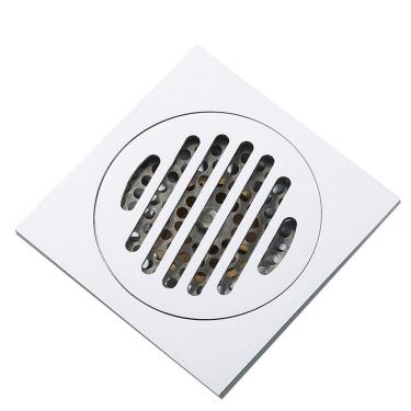 Imagem de Ralo Abertura Banheiro Anti Insetos Inox 10X10 Anti Odor