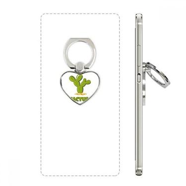 Imagem de Suporte de anel de telefone verde para suculentas de cacto, suporte universal