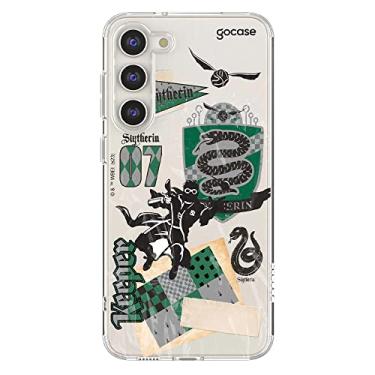 Imagem de Capa Anti Impacto slim Air Gocase Compatível com S23 Plus (Harry Potter - Sonserina Patches)