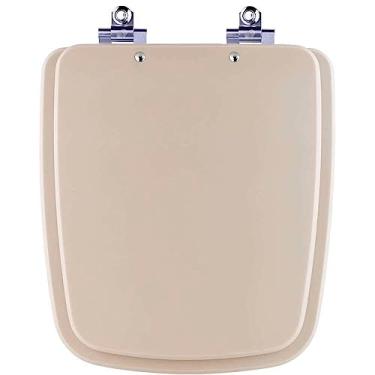 Imagem de Assento Sanitario Fechamento Lento Boss Champagne Bege Fosco Para Louça Incepa
