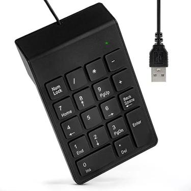 Imagem de Mini Teclado Numérico Usb Portátil Para Notebook Pc Abnt Br