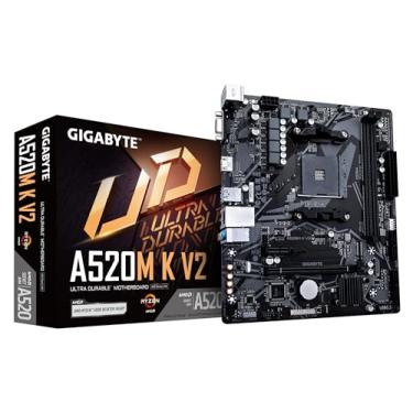 Imagem de PLACA MAE GIGABYTE A520M K V2 (REV. 1.0) CHIPSET AMD A520 AM4, MATX, DDR4 - A520M K V2 1.0