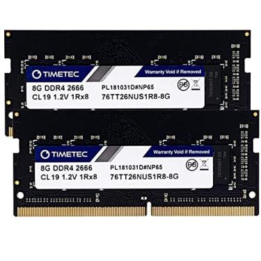 Imagem de Timetec Kit Hynix IC de 16 GB (2 x 8 GB) DDR4 SODIMM para Intel NUC KIT/Mini PC/HTPC/NUC Board 2666MHz PC4-21300 Sem buffer 1,2 V CL19 Single Rank Atualização de memória de 260 pinos (kit de 16 GB (2