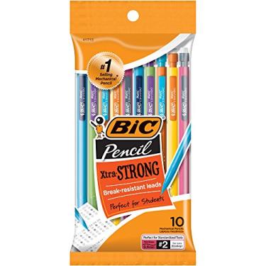 Imagem de BIC Lapiseira Xtra-Strong, barril colorido, ponta grossa (0,9 mm), 10 unidades